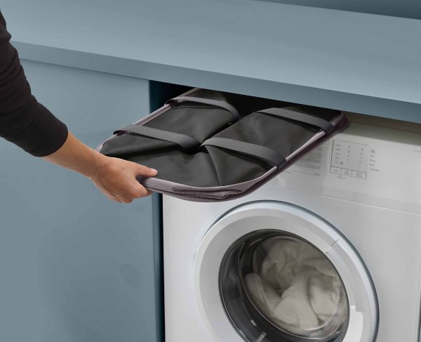 Hold-All? Max Gray Collapsible 55L Laundry Basket - Image 6