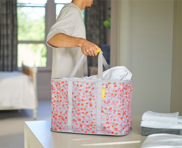 Hold-All? Max Peach Collapsible 55L Laundry Basket - Image 2