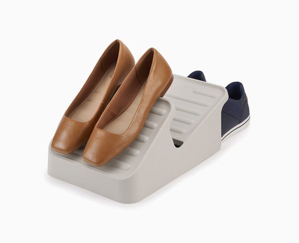 Shoe-In? Space-saving Ecru Shoe Rack