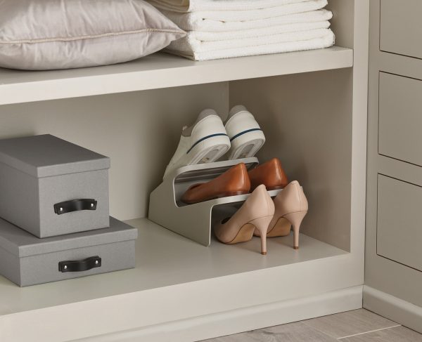Shoe-In? Space-saving Ecru Shoe Rack - Image 6