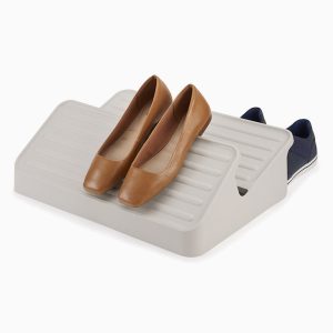 Shoe-In? Large Space-saving Ecru Shoe Rack