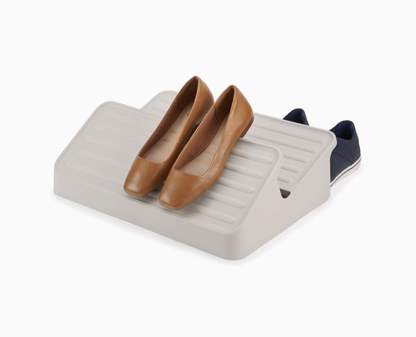 Shoe-In? Large Space-saving Ecru Shoe Rack