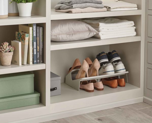 Shoe-In? Large Space-saving Ecru Shoe Rack - Image 6