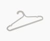 Orderly? Set of 5 Anti-tangle Ecru Clothes Hangers