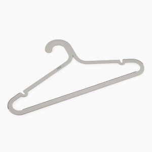 Orderly? Set of 5 Anti-tangle Ecru Clothes Hangers