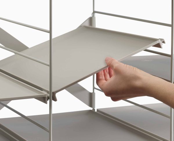 Level? Pack of 2 Ecru Adjustable Shelves - Image 3