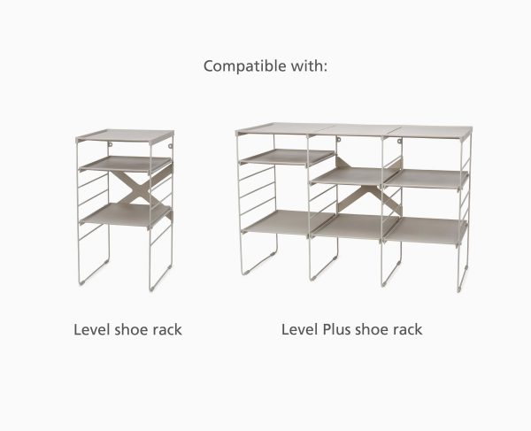 Level? Pack of 2 Ecru Adjustable Shelves - Image 5