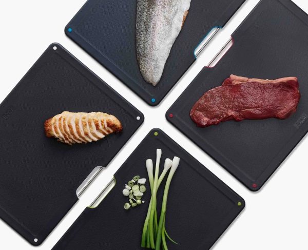 Folio? Steel 4-piece Cutting Board Set With Stainless-Steel Case - Image 7