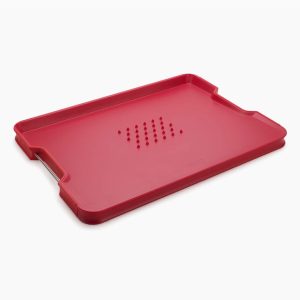 Cut&Carve Plus Multi-function Red Cutting Board