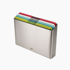 Folio? Icon Steel 4-piece Multicolor Cutting Board Set