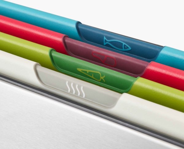 Folio? Icon Steel 4-piece Multicolor Cutting Board Set - Image 4
