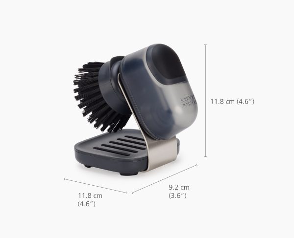 SinkTech? Compact Soap Dispensing Dish Brush with Steel Stand - Image 7