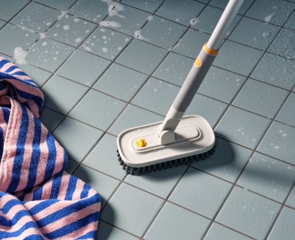 CleanTech? 2-in-1 Tile Scrubber Tool with Extension Pole - Image 5