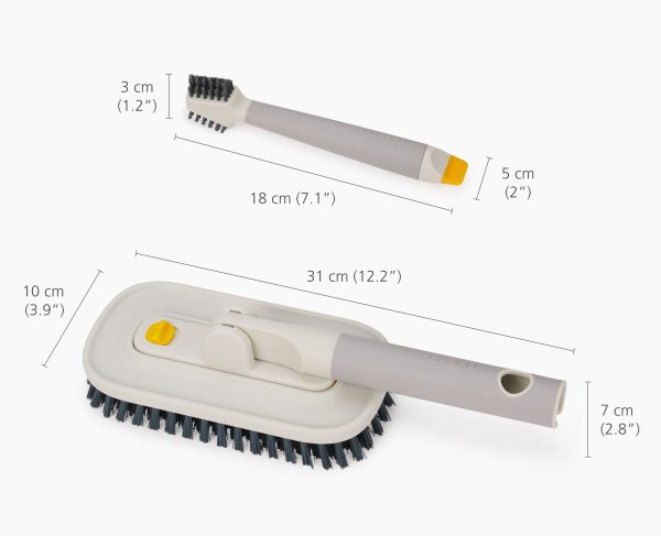 CleanTech? 2-Piece Tile Scrubber & Spot Cleaning Tool Set - Image 9