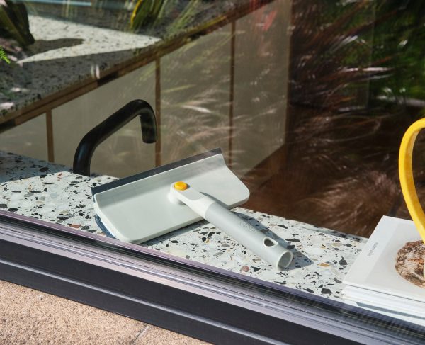 CleanTech? 2-in-1 Glass Cleaning Tool with Extension Pole - Image 2