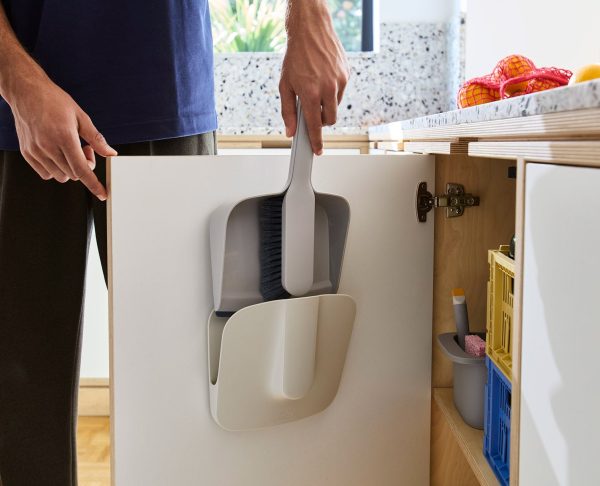 CleanTech? Wall-Mounted Dustpan & Brush Set - Image 3
