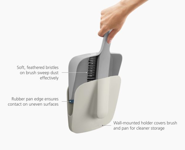 CleanTech? Wall-Mounted Dustpan & Brush Set - Image 6