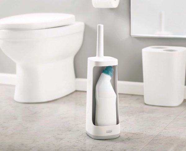 Flex? Plus Light Gray Toilet Brush with Storage Caddy - Image 3