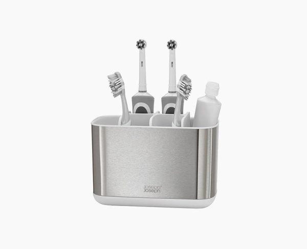 EasyStore? Stainless-steel Large Toothbrush Holder
