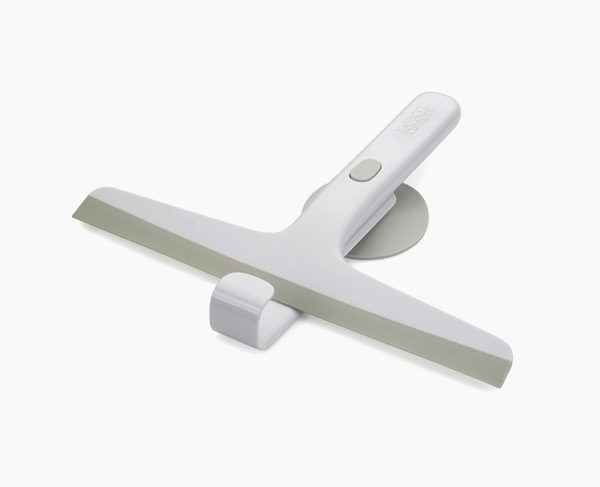 EasyStore? Light Gray Shower Squeegee with Storage Hook