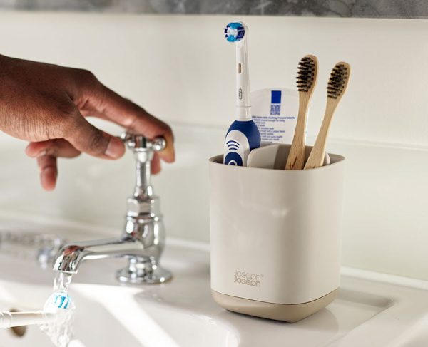 EasyStore? Matt Ecru Toothbrush Holder - Image 2