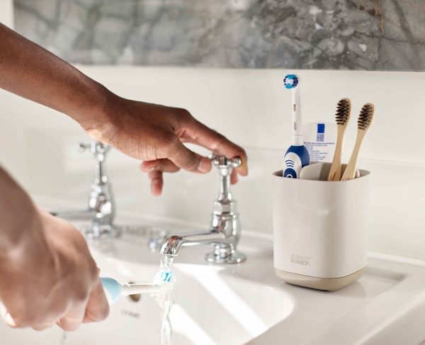 EasyStore? Matt Ecru Toothbrush Holder - Image 3
