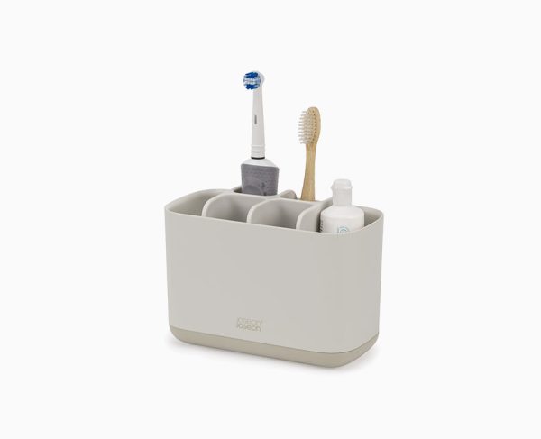 EasyStore? Large Matt Ecru Toothbrush Holder