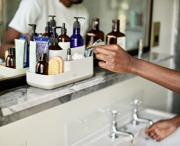 EasyStore? Matt Ecru Bathroom Storage Caddy - Image 2