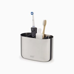EasyStore? Luxe Large Stainless-steel Toothbrush Caddy
