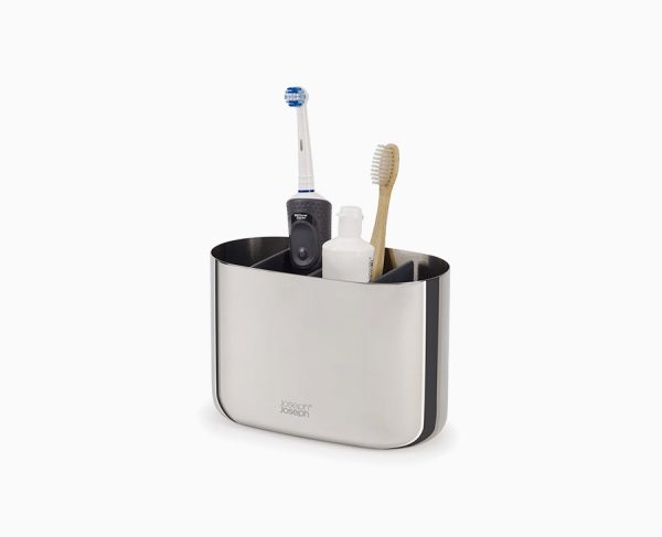 EasyStore? Luxe Large Stainless-steel Toothbrush Caddy