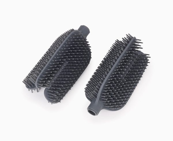 Flex? 360 Pack of 2 Gray Replacement Toilet Brush Heads