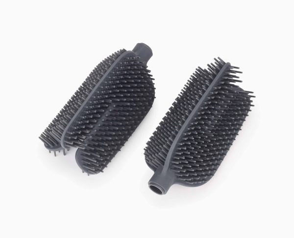 Flex? 360 Pack of 2 Gray Replacement Toilet Brush Heads - Image 2