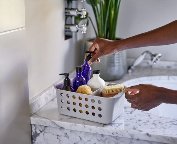 EasyStore? Ecru Bathroom Storage Basket - Image 2