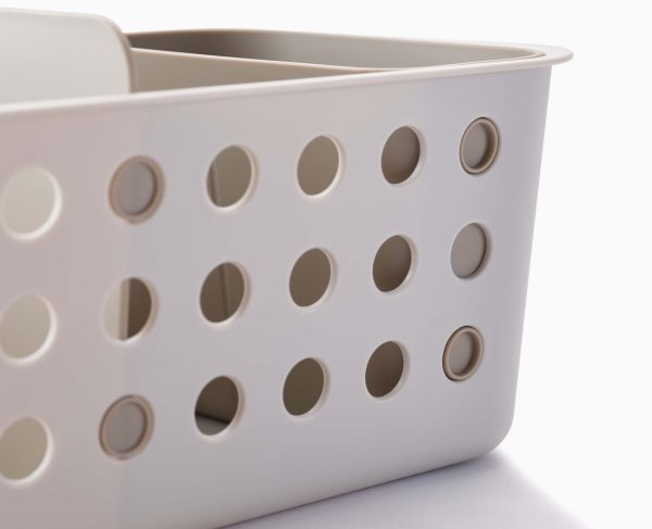 EasyStore? Slimline Ecru Bathroom Storage Basket - Image 7