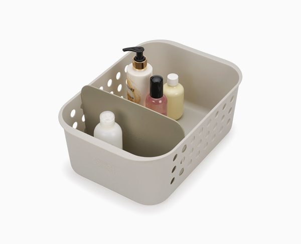 EasyStore? Large Ecru Bathroom Storage Basket