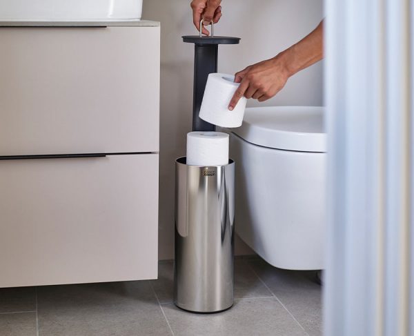 Easystore? Luxe Stainless-steel Concealed Toilet Paper Holder - Image 2