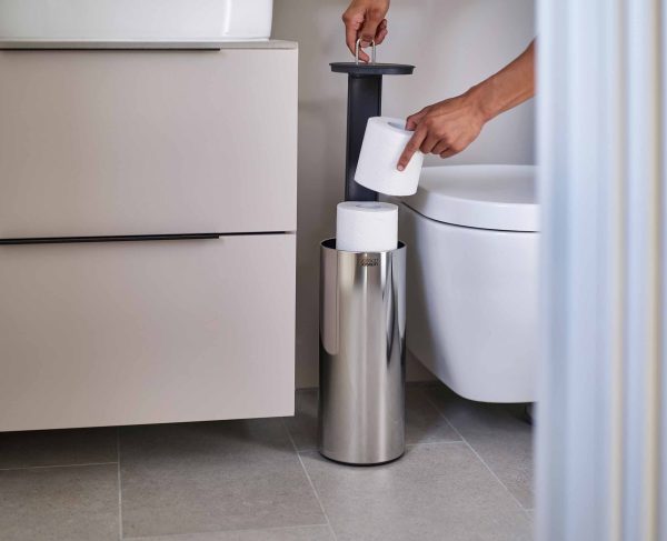 Easystore? Luxe Stainless-steel Concealed Toilet Paper Holder - Image 3