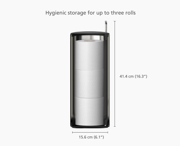 Easystore? Luxe Stainless-steel Concealed Toilet Paper Holder - Image 7