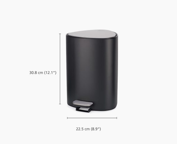 EasyStore? 5L Matt Black Pedal Trash Can - Image 7