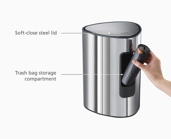EasyStore? Luxe 5L Stainless-steel Pedal Trash Can - Image 6