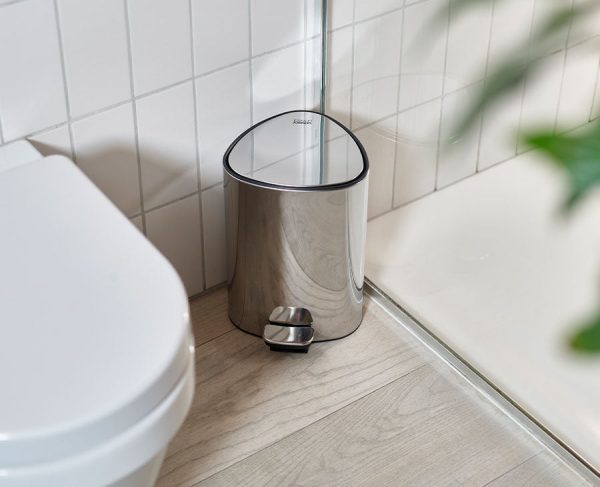EasyStore? Luxe 5L Stainless-steel Pedal Trash Can - Image 2