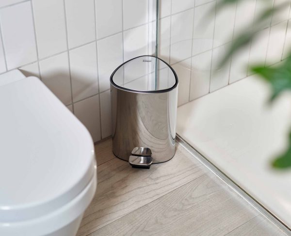 EasyStore? Luxe 5L Stainless-steel Pedal Trash Can - Image 3