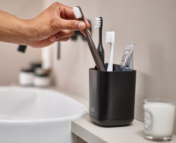 EasyStore? Matt Black Toothbrush Holder - Image 2