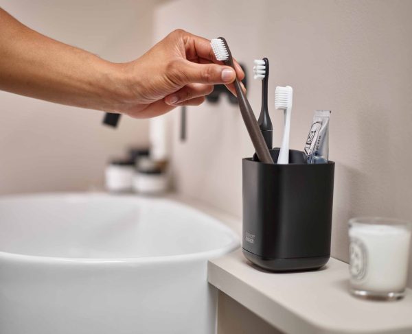 EasyStore? Matt Black Toothbrush Holder - Image 3