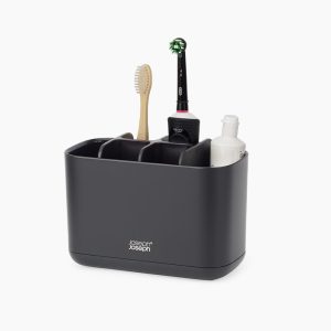EasyStore? Large Matt Black Toothbrush Holder