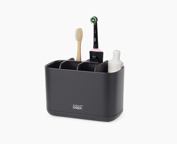 EasyStore? Large Matt Black Toothbrush Holder