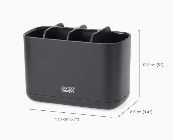 EasyStore? Large Matt Black Toothbrush Holder - Image 9