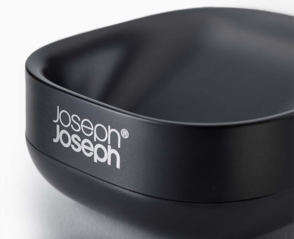 Slim? Compact Matt Black Soap Dish - Image 4
