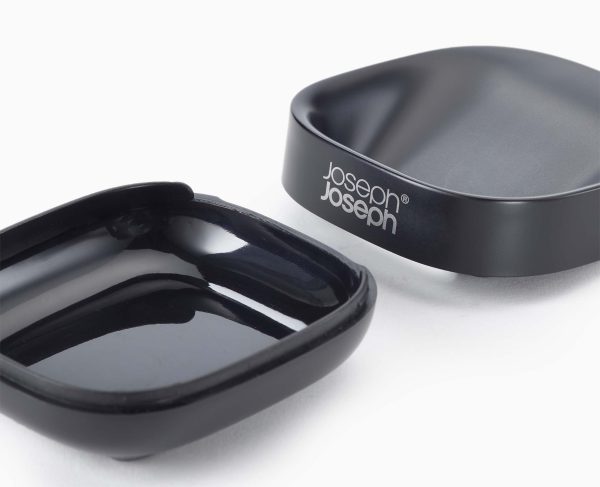 Slim? Compact Matt Black Soap Dish - Image 7