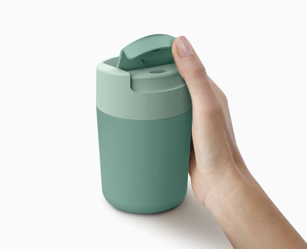 Sipp? Green Travel Mug with Hygienic Lid 340ml - Image 4